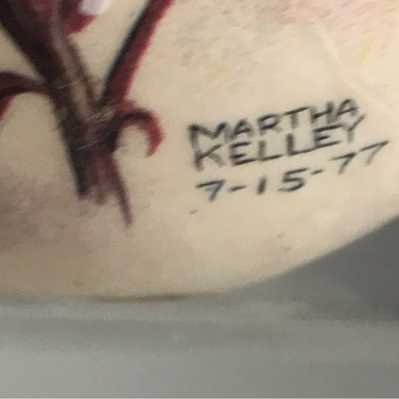 Paper Mache 1977 Memory Balls Christmas Jumbo Ornament By M. Kelley-Decorna -VTG - Picture 5 of 9